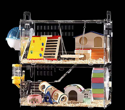 Wholesale custom acrylic pet hamster cage PCK-179