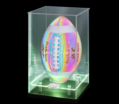 Wholesale custom acrylic football LED showcase EDK-128