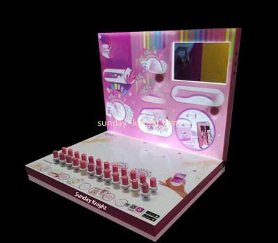 Wholesale custom acrylic nail varnish LED display props LDK-160