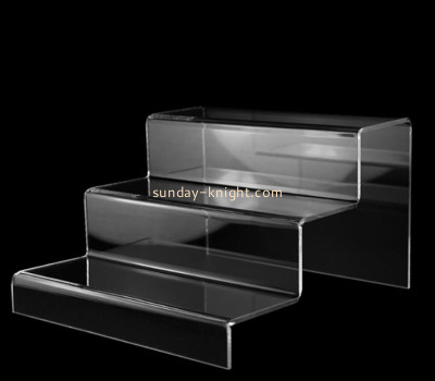 Custom acrylic retail 3 tiers sneaker display risers SSK-079