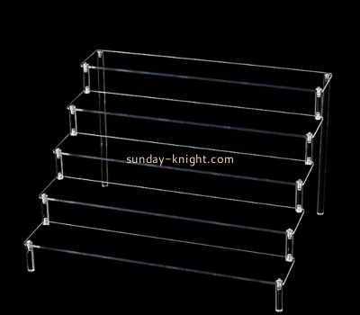 Custom acrylic 5-tier skincare display riser MDK-531