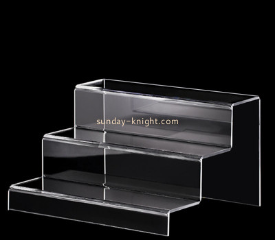 Custom acrylic 3-tier beauty display riser MDK-534