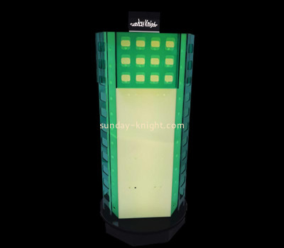 Custom acrylic LED digital car charger data cable display cabinet CPK-197