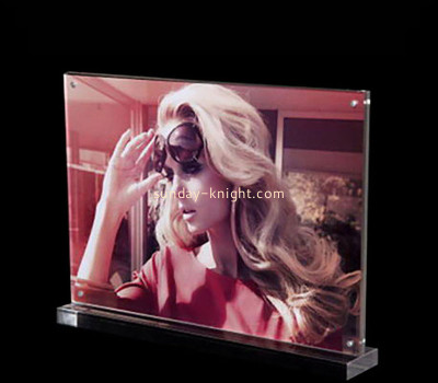 Custom acrylic desktop magnetic picture frame APK-115