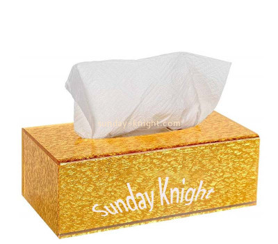 Custom acrylic hotel facial tissue box HCK-258