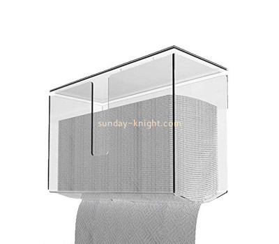 Custom acrylic wall mount paper towel holder HCK-257
