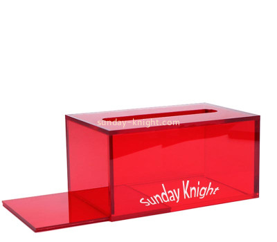 Custom acrylic canteen facial tissue box HCK-259