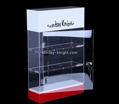 Custom acrylic high-end watches lighted display cabinet EDK-133