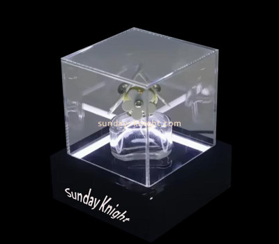 Custom acrylic luxurious perfume lighted display box EDK-134