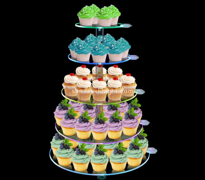 Custom acrylic light up cupcake tower tree LDK-175