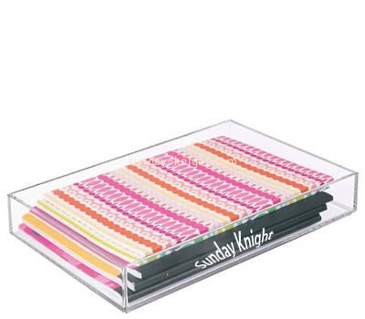 Custom acrylic household storage organizer STK-345