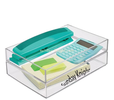 Custom acrylic stationery organizer tray STK-346