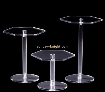 Custom acrylic perfume display stand risers MDK-541