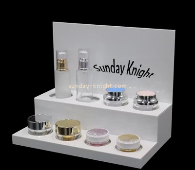Custom acrylic exhibition skincare display stand MDK-543