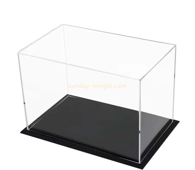 Custom acrylic display case with movable base DBK-1490