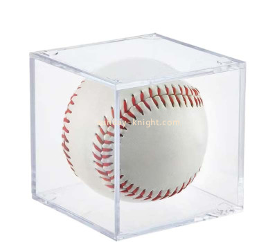 Custom acrylic dustproof baseball display box DBK-1493