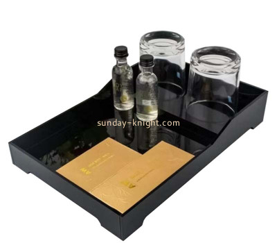 Custom acrylic hotel amenities serving tray STK-357