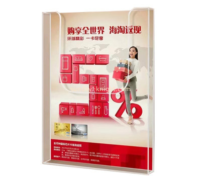Custom acrylic wall mounted AD holder BHK-921