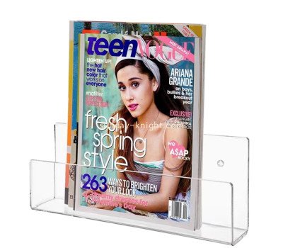 Custom acrylic wall mounted magazine holder BHK-920