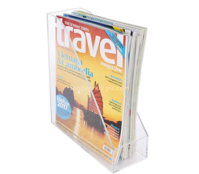 Custom acrylic desktop magazine holder BHK-919