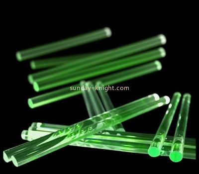 Custom extruded acrylic decorative architectural rod CAK-407