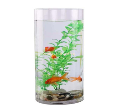 Custom acrylic betta fish cylinder tank FTK-105