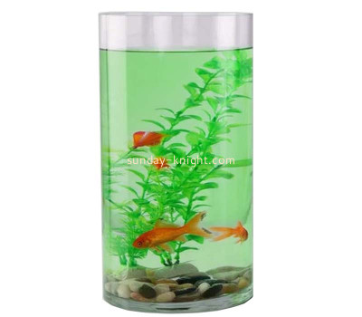 Custom acrylic home fish cylinder tank FTK-107