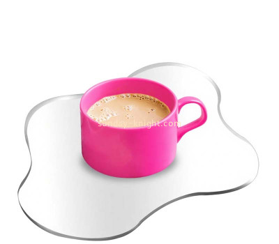 Custom acrylic irregular coffee cup coaster FSK-279