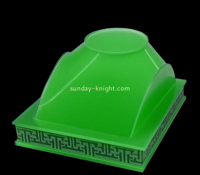 Custom acrylic trade events necklaces display block JDK-787