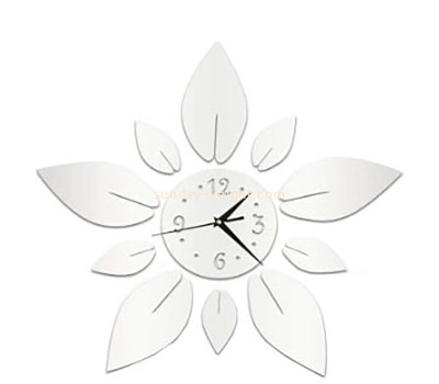 Custom acrylic wall clock DIY flower mirror stickers MAK-161