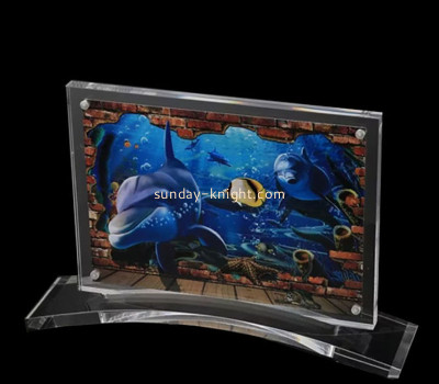 Custom acrylic new design magnetic photo frame APK-122