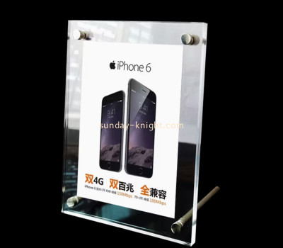 Custom acrylic tabletop retail display frame APK-128