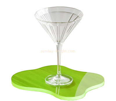 Custom acrylic cloud shape drink cup coaster HCK-267