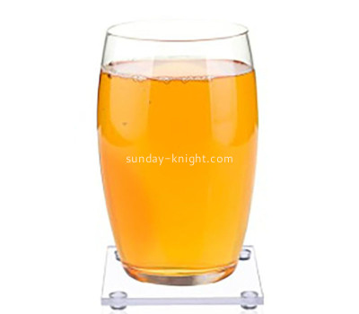 Custom acrylic DIY glass drink coaster HCK-268
