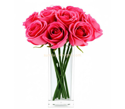 Custom acrylic home decor rose vase AHK-117