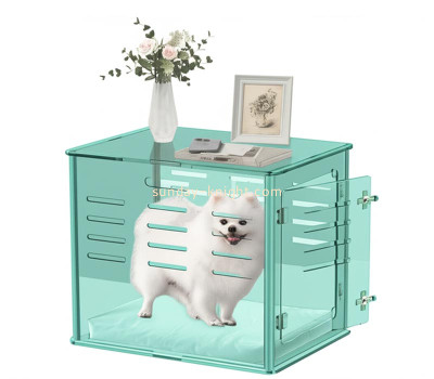 Custom acrylic small dog indoor kennel PCK-199