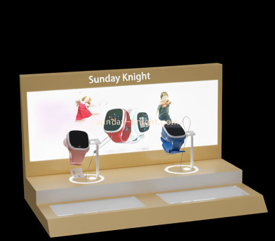 Custom acrylic exhibitions watches LED display stand LDK-179