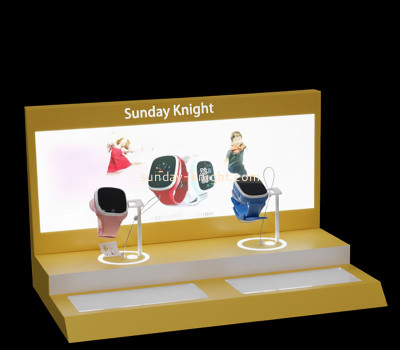 Custom acrylic retail shop watches LED display stand LDK-180