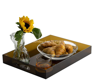 Custom acrylic coffee table serving tray STK-362