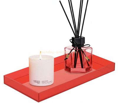 Custom acrylic toiletries holder tray STK-365