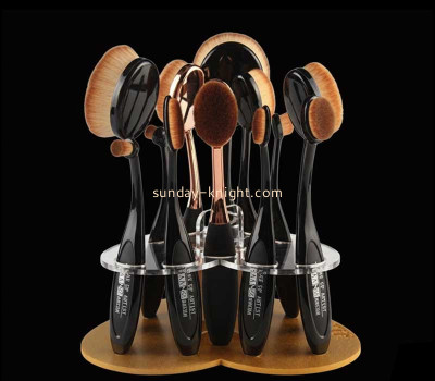 Custom acrylic retail counters makeup brushes display holders MDK-555