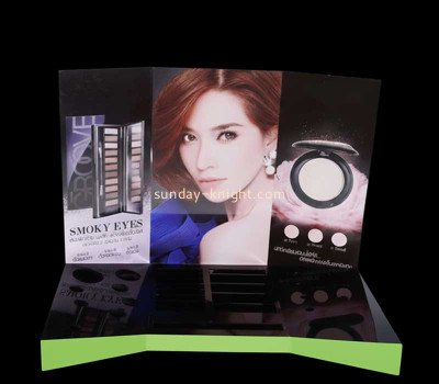 Custom acrylic retail counters eyeshadow display holders MDK-556