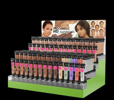 Custom acrylic retail counters skincare display holders MDK-557
