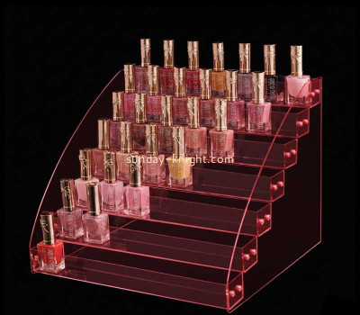Custom acrylic retail counters nail varnish display holders MDK-554