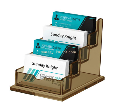 Custom acrylic business card holder for desk BHK-923