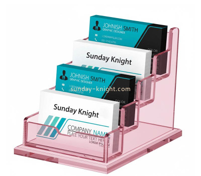 Custom acrylic multiple business card holder for office BHK-925