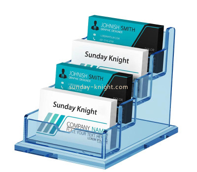 Custom acrylic multiple business card holder for desk BHK-926