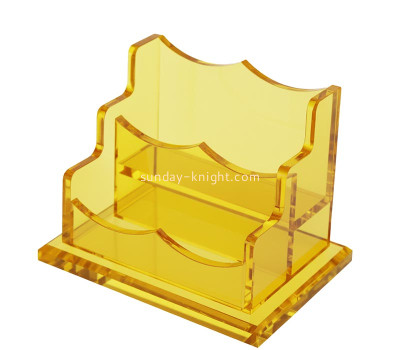 Custom acrylic 2 tiers business card holder BHK-928