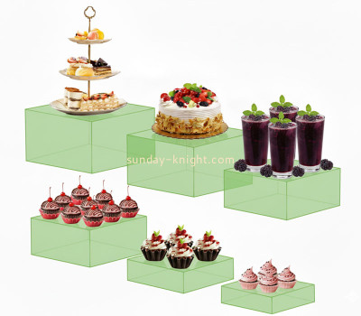 Custom acrylic buffet risers FSK-282