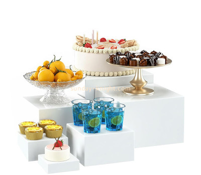Custom acrylic dessert tables buffet risers FSK-285